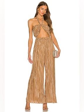 LPA Baina Cutout Halterneck Jumpsuit Size M